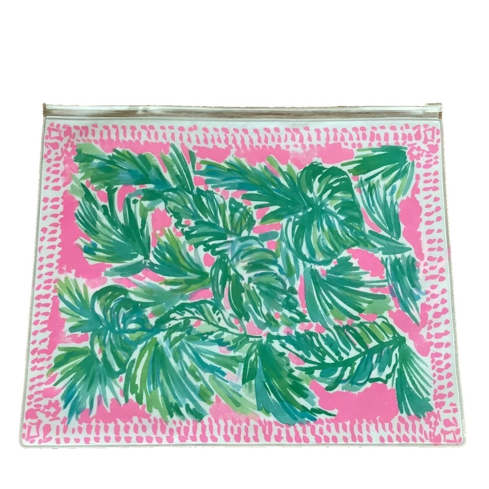 NWOT LILLY PULITZER SWIM SUIT PACKING ZIP UP BAG TRAVEL WATERPROOF BEACH POOL - Picture 1 of 6